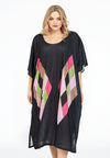 Kaftan rectangles COLOUR BLOCK - black - #1
