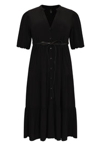 Dress puff sleeves DOLCE - black - #4