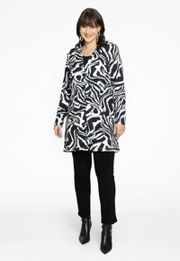 Long blazer ZEBRA - black - #1