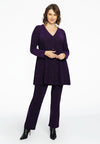 Cardigan wide bottom LUREX - purple - #3