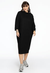 Pullover-dress RIB - black - #2