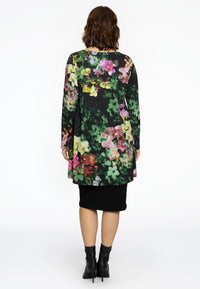 Tunic wide bottom waterfall ORCHIDEE - black - #3