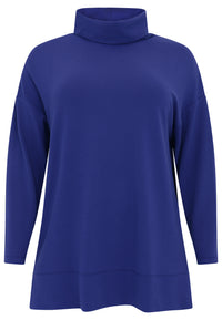Pullover high neck DIAGONAL - purple - #4