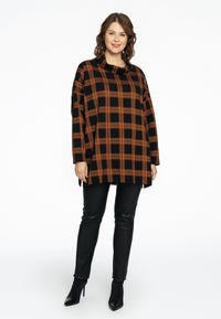 Pullover turtle neck CHECK - black - #2