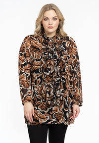 Blouse met ruches BOTANIQUE - black - #2