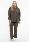 Tunic smocked cuff DOLCE - light green - #1