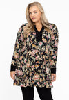 Tunic taped wide bottom PAISLEY - black - #2