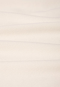 Tunic wide bottom collar DIAGONAL - ecru - #5