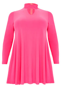 Tunic wide bottom collar DOLCE - pink - #2
