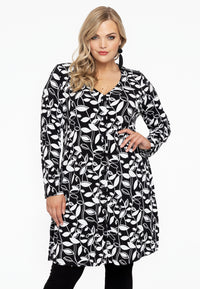 Cardigan buttons LEAVES - black - #2