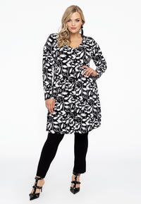 Cardigan buttons LEAVES - black - #1