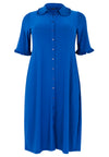 Blouse midi frilled DOLCE - indigo - #4