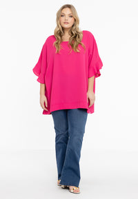 Chemisier à manches chauve-sourisBlouse batwing sleeve - pink - #2