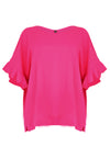 Chemisier à manches chauve-sourisBlouse batwing sleeve - pink - #4