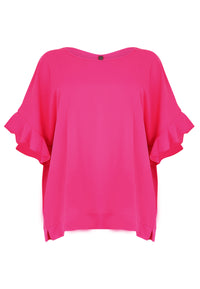 Chemisier à manches chauve-sourisBlouse batwing sleeve - pink - #4
