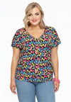 Shirt double V-neck BUTTERFLY - black - #2
