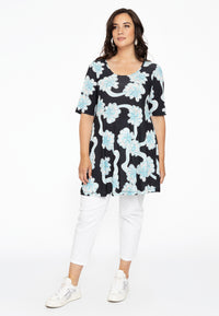 Tunic wide bottom CALYPSO - black - #1
