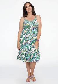 Spaghetti dress BARI - white - #2