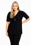 Tunic flare twisted DOLCE - black - #2