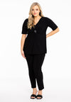 Tunic flare twisted DOLCE - black - #1