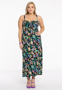 Robe avec les bretelles FOLKDress straps FOLK - black - #1