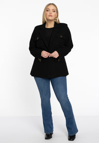 Blazer Pockets BOUCLE - black - #2