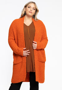 Cardigan Teddy - orange - #1