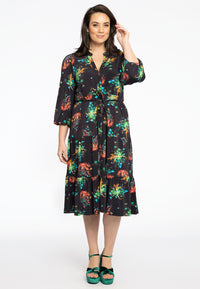 Dress Puff Sleeve MEDUSA - black - #2