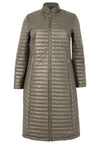 Manteau Bouffant Lignes HorizontalesPuff Coat Horizontal Lines - green - #4