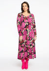 Dress A-line long ROSE - pink - #1