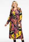 Dress long gather AURA - black - #2