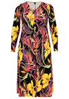 Dress long gather AURA - black - #4