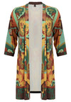 Cardigan long MAUDE - green - #4