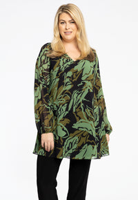 Tunic wide bottom AMAZONE - green - #2