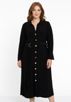 Dress Buttoned Long DOLCE - black