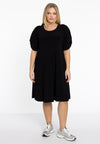 Dress puff sleeve DOLCE - black