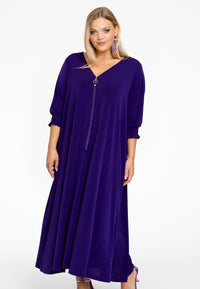 Dress swing smock sleeve DOLCE - purple - #1