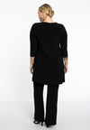 Tunic wide bottom cutout DOLCE - black - #3