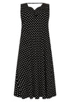 Dress sleeveless DOTS - black - #4