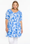 Tunic wide bottom MAJOLICA - light blue - #1