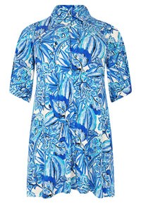 Chemisier manches bouffantes PORCELAINBlouse puff sleeve PORCELAIN - blue - #4