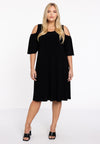 Dress cut out shoulder DOLCE - black