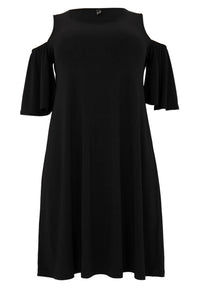 Dress cut out shoulder DOLCE - black - #4