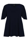 Tunic flare pleated sleeve DOLCE - blue - #4