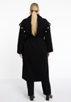 Coat with pearls - black - #3