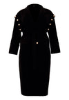 Coat with pearls - black - #4