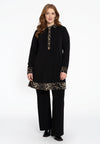Tunic leo collar - black - #2