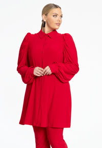 Blouse wide bottom DOLCE - red - #1