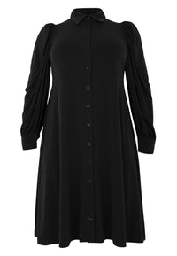 Dress puff sleeve DOLCE - black - #4