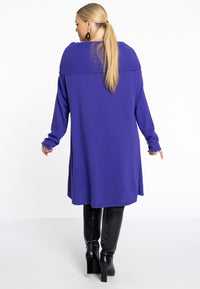 Long sweater - purple - #3